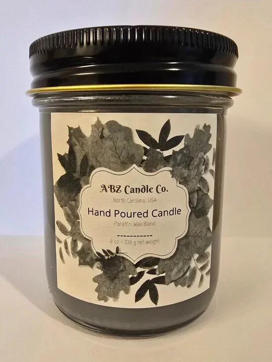ABZ Candle Company 8 oz. Hand Poured Candle in Midnight Delight Scent - Picture 1 of 4